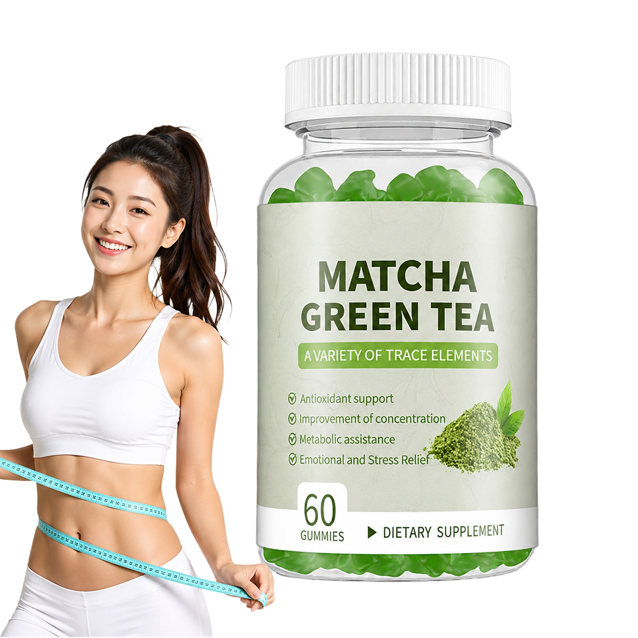 Matcha Green Tea Wellness Gummies
